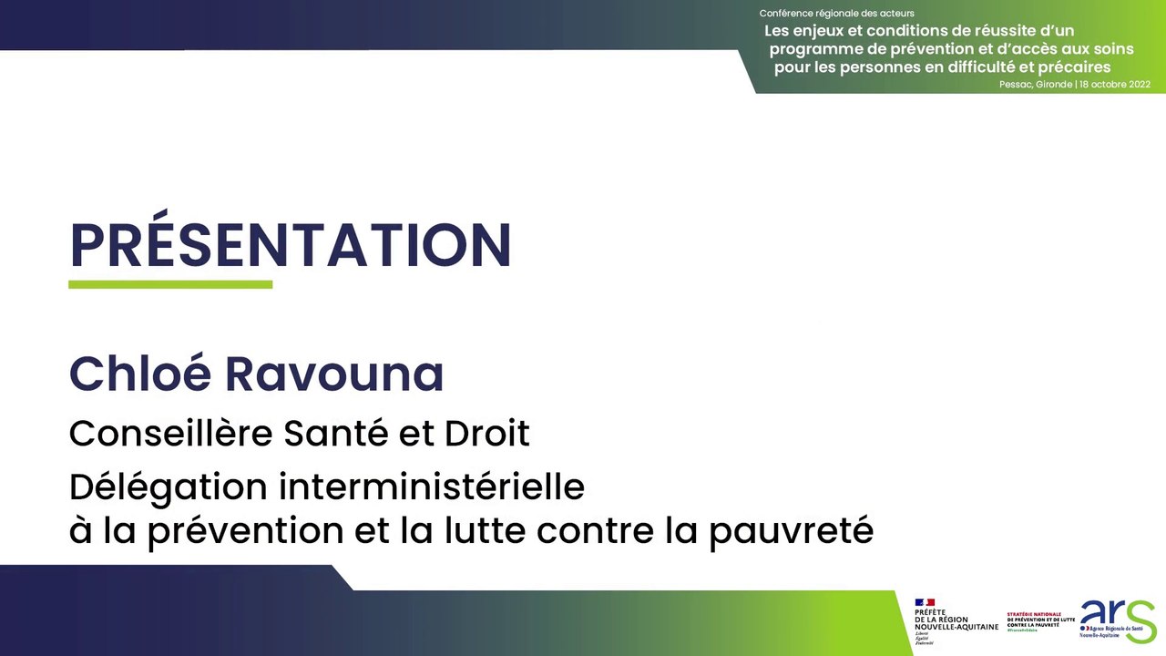 3. Chloé Ravouna / Enjeux et conditions de réussite du PRAPS