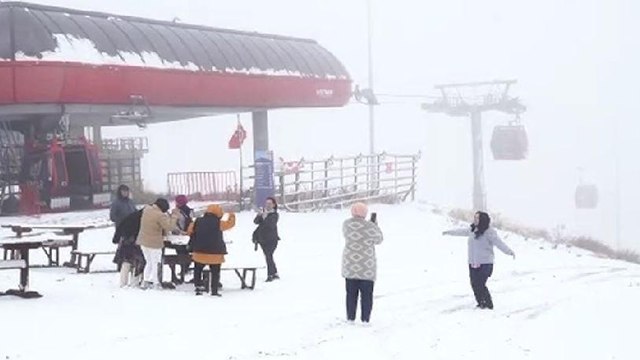 Kar kalınlığı 15 santimetreye ulaştı, sezon başladı