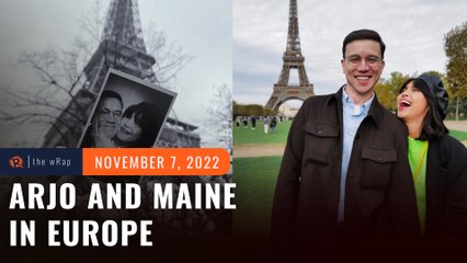Arjo Atayde celebrates birthday in Europe with Maine Mendoza