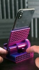 Worm gear phone stand. From day 3 of my 20 day design challenge.