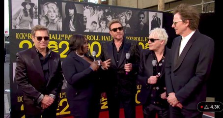 Duran Duran on the Rock & Roll Hall Of Fame (RED CARPET)  November 5, 2022