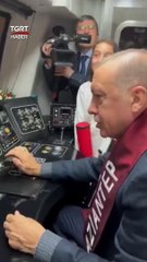 Cumhurbaşkanı Erdoğan Makinist Koltuğunda Şarkı Söyledi