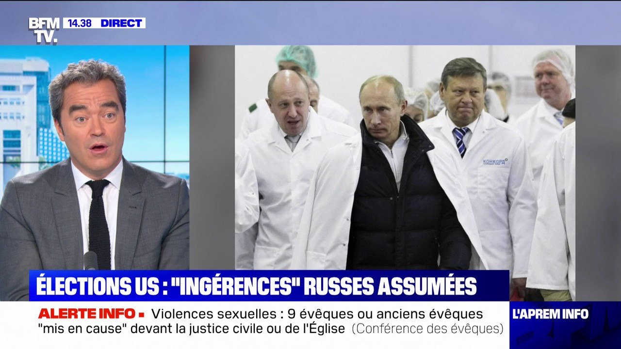 Un homme d'affaires proche de Poutine admet des "ingérences" dans les élections américaines