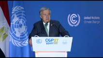 Cop27, Guterres: patto solidarietà su clima o suicidio collettivo