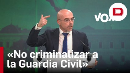 Vox rechaza una comisión en el Congreso que "criminalice" a la Guardia Civil