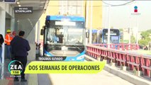 Trolebús Elevado presenta alta demanda a días de que iniciara operaciones
