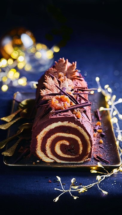 CUISINE ACTUELLE - La bûche chocolat et marron parfaite