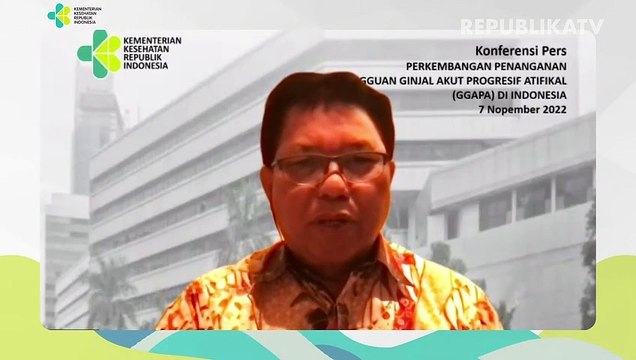 Kemenkes: Total 324 Kasus Gagal Ginjal Akut, 195 Meninggal, 102 Sembuh