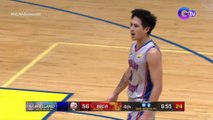 NCAA Season 98 | Travis Mantua with a big three to tie the game! | Arellano vs. SSC-R