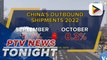 China’s outbound shipments contract in October amid COVID-19 lockdowns