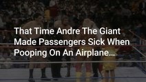 WWE Legend Shares Andre The Giant Story About Pooping On An Airplane: Passengers Were 'Gagging, Puking And Crying'