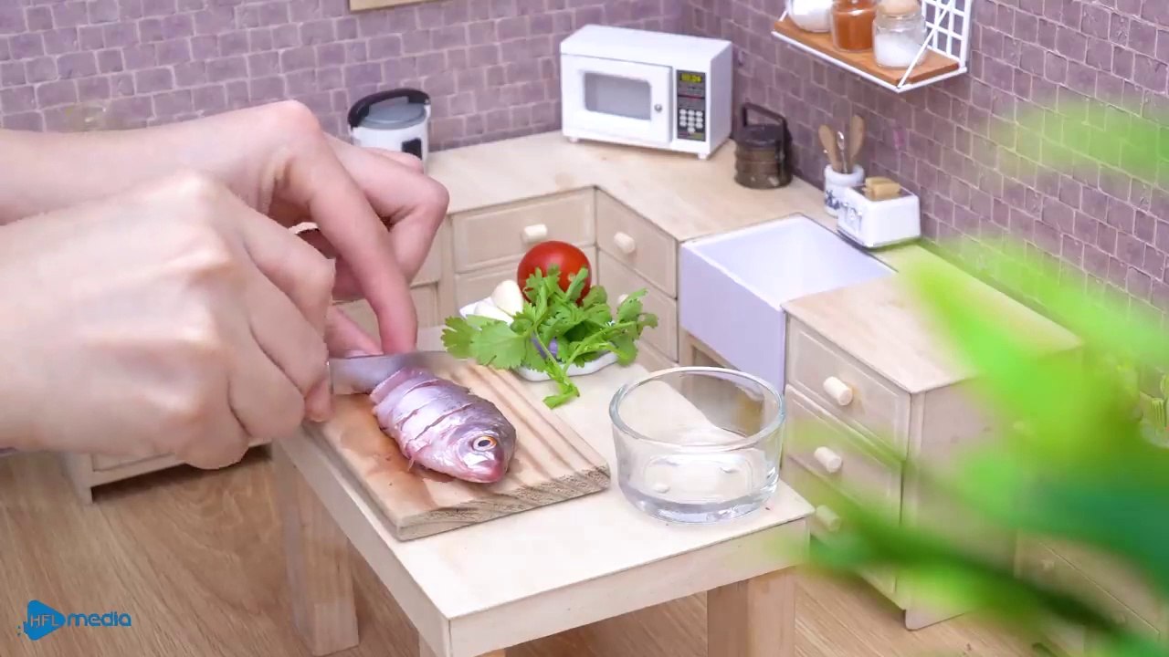 Tasty Miniature Fish Fry Masala Recipe _ ASMR Cooking Mini Food