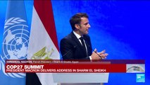 REPLAY: COP27: 'We will not sacrifice our climate commitments in face of war in Ukraine' says Emmanuel Macron