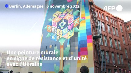 A Berlin, du street art germano-ukrainien en signe de résistance