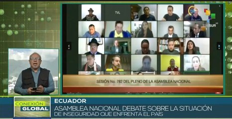 Asamblea de Ecuador aborda agravada crisis de inseguridad en centros penitenciarios