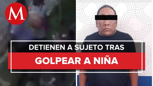 Arrestan a hombre que golpeó a una menor de edad en calles de Morelos