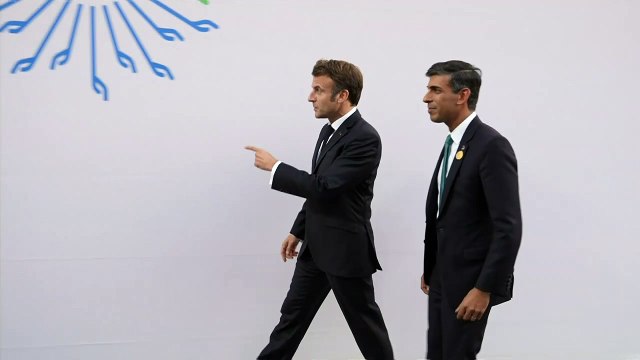 Rishi Sunak meets Emmanuel Macron ahead of COP27 summit