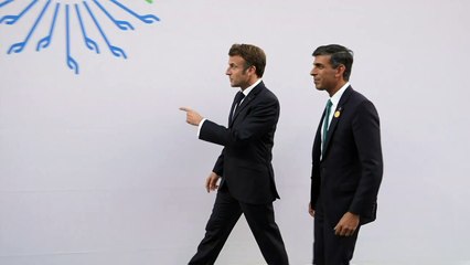 Rishi Sunak meets Emmanuel Macron ahead of COP27 summit