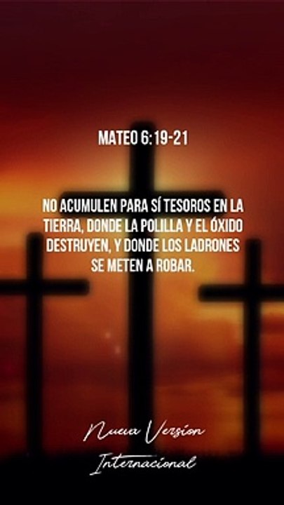 Mateo 6:19-21