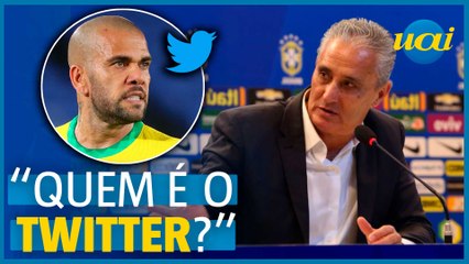 Tite comenta reação negativa à Daniel Alves na seleção