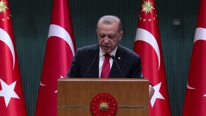 Cumhurbaşkanı Erdoğan: "Cumhuriyetimizin yeni yüz yılına girerken devlet millet kucaklaşmasının odağına özgürlüğü yerleştirdik"