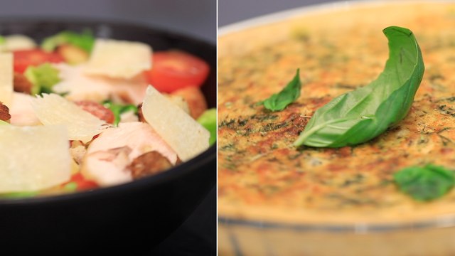 tarte aux epinard , Salade césar - koujinetna Haka - EP 21