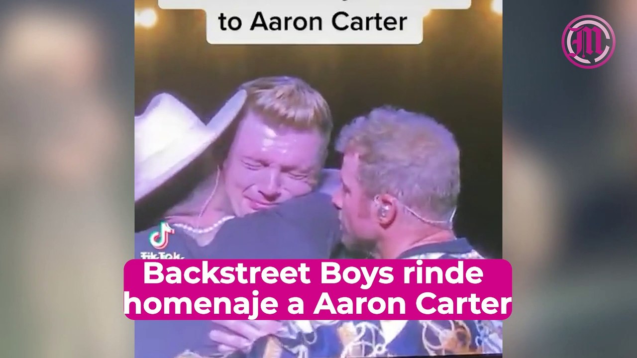 #BackstreetBoys rinde homenaje a Aaron Carter