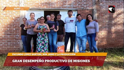 Gran desempeño productivo de Misiones