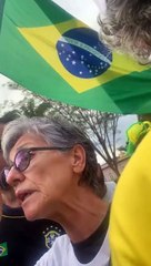 Cássia Kis participa de nova manifestação no Rio