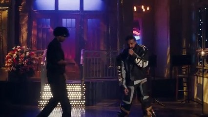 Drake and 21 Savage performing “On BS” live on SNL