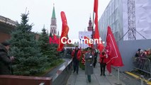 شاهد | الشيوعيون يحيون ذكرى الثورة البلشفية الـ105 في موسكو