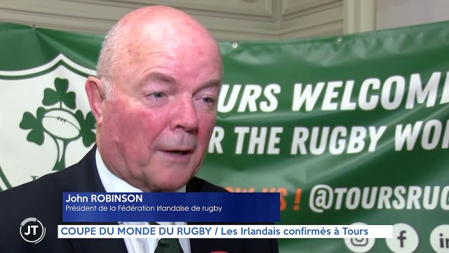 COUPE DU MONDE DE RUGBY / Les Irlandais confirmés à Tours
