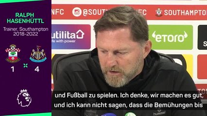 Hasenhüttls letzte Worte als Southampton-Trainer