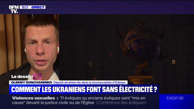 Coupures de courant en Ukraine: Avec l'hiver qui approche, la situation peut devenir catastrophique , affirme le député ukrainien Oleksiy Goncharenko