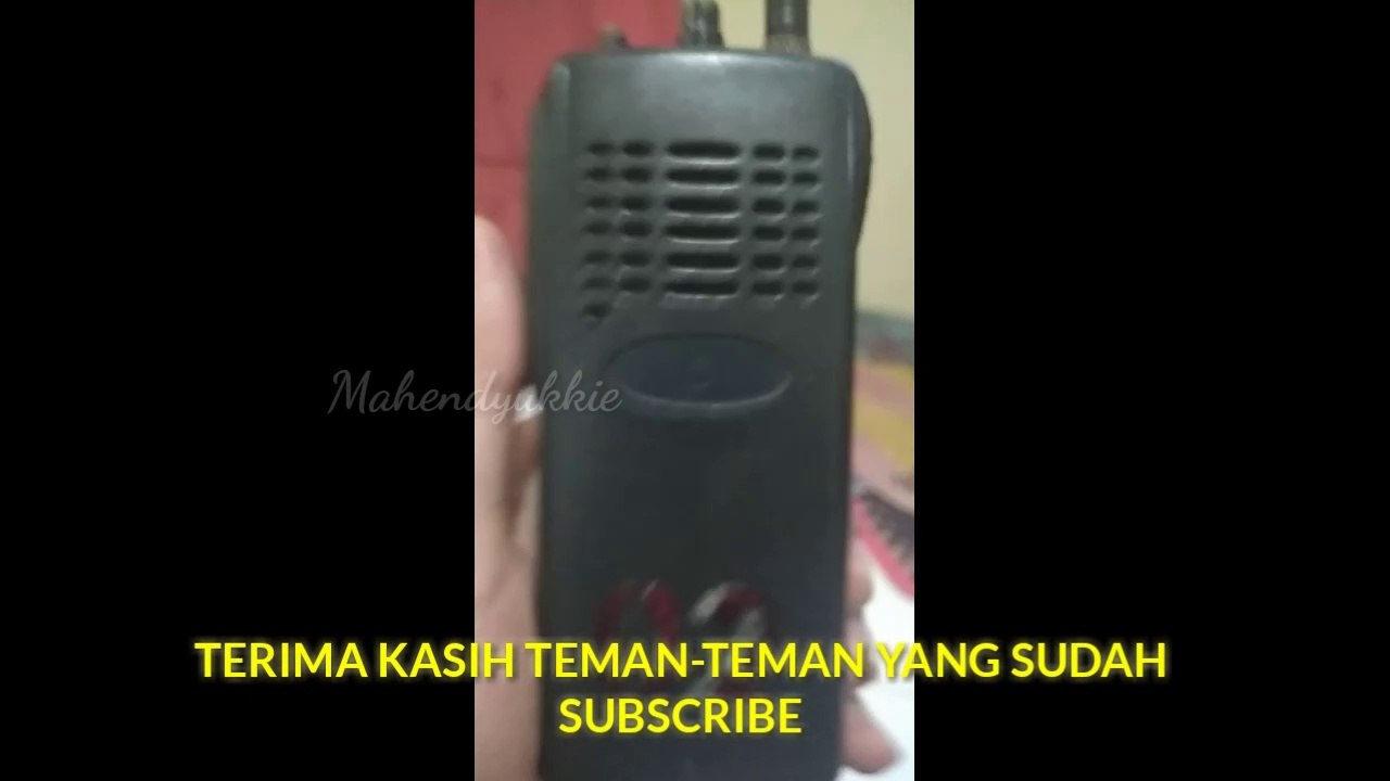 Motorola GP 308 Handheld Transceiver Test  - Mahendyukkie
