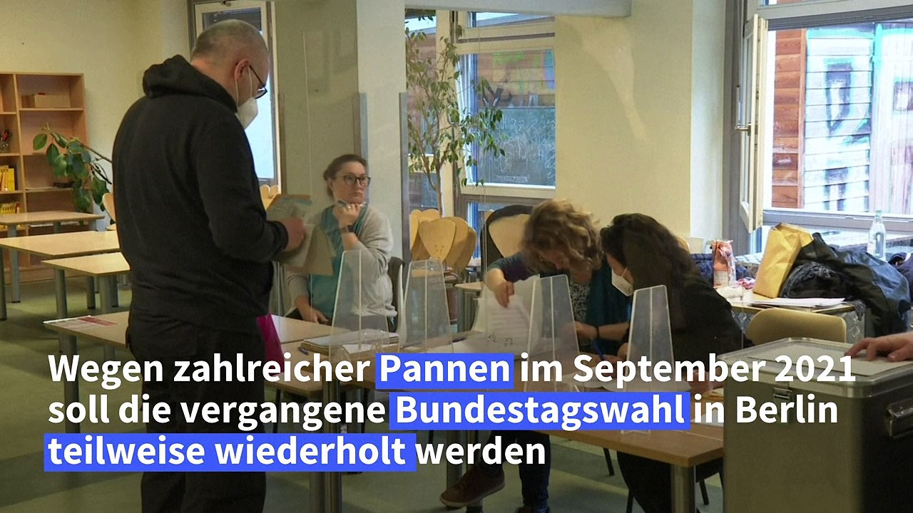 Parlamentsausschuss empfiehlt Teilwiederholung der Bundestagswahl in Berlin