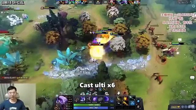 SUMIYA Refresher Invoker vs 8K MMR Slark Spammer | Sumiya Invoker Stream Moment 3292