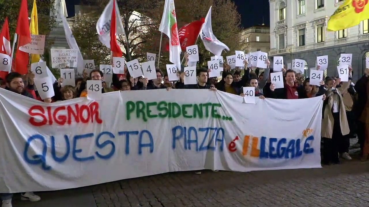 Milano, protesta contro decreto sui rave: "Meloni, contaci"