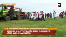 Se abrirá una investigación sobre el accidente aéreo que dejó 19 muertos