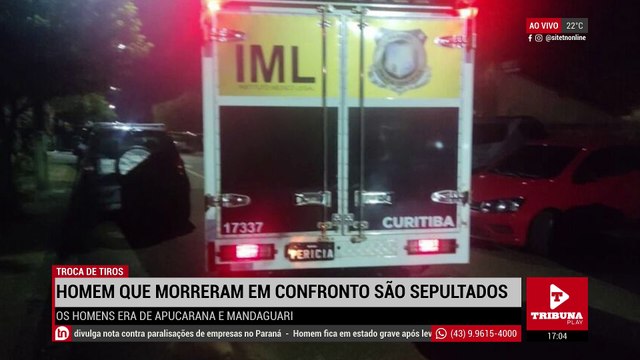 Homens mortos em confronto com a PM de Apucarana são identificados