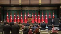 SON DAKİKA! Kabine sonrası dikkat çeken mesajlar: Erdoğan: Uyuşturucu iftirası kirli bir oyun