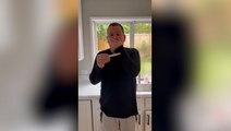 Wife surprises husband with positive pregnancy test on his birthday