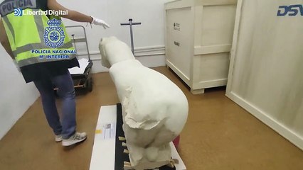La Policía Nacional recupera una escultura de origen íbero