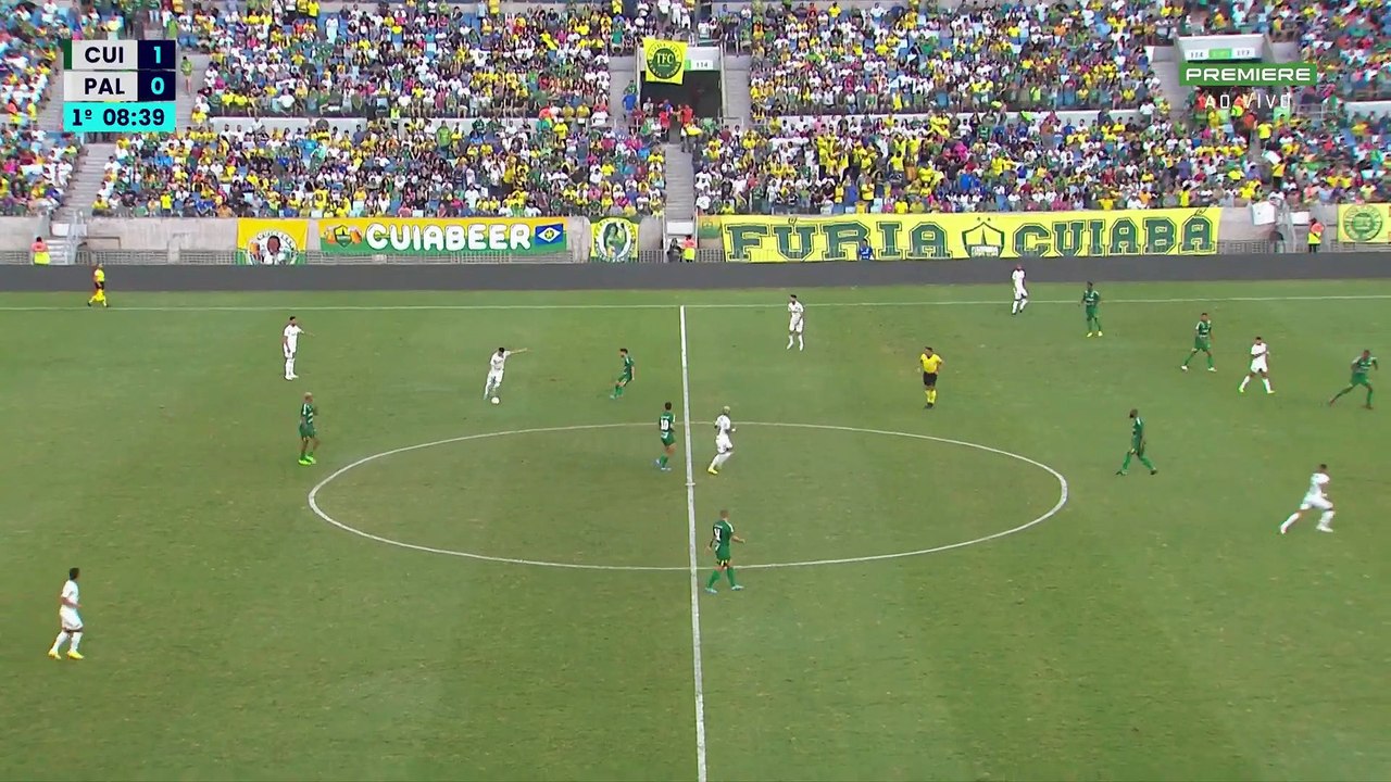 Cuiabá x Palmeiras (Campeonato Brasileiro 2022 36ª rodada) 1° tempo