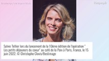 Sylvie Tellier la mine fatiguée et 