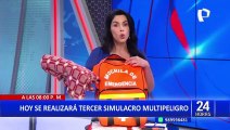 Hoy tercer simulacro nacional multipeligro a las 8:00 p.m.