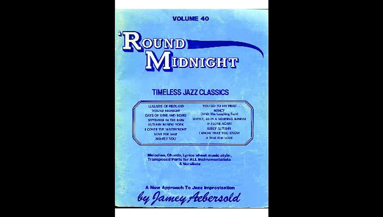 Softly, as in a Morning Sunrise (sheet music) Background track PLAY ALONG