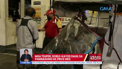 Mga tsuper, doble-kayod dahil sa panibagong oil price hike | UB