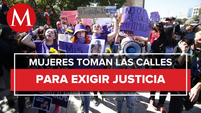 Protestan en CdMx por feminicidio de Ariadna Fernanda