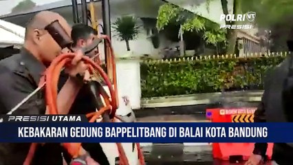 Balai Kota Bandung Terbakar, Satu terduga pelaku diamankan pihak kepolisian